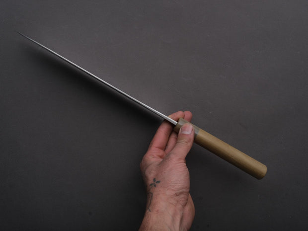 Hitohira - TD - SLD - Stainless Clad - Tsuchime - Gyuto - 240mm - Magnolia Wood Handle