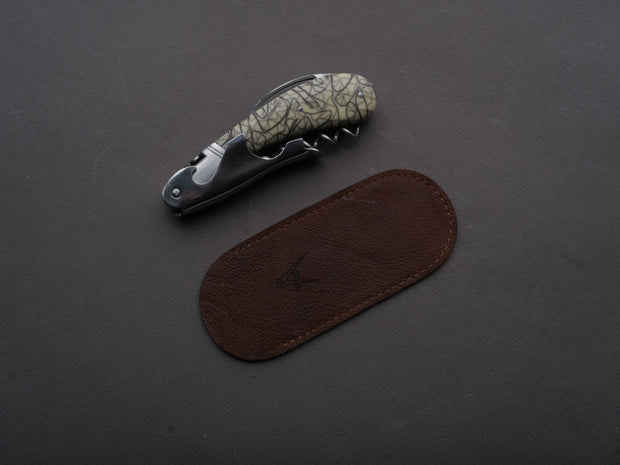 Fontenille Pataud - Sommelier/Wine Key - Laguiole Magnum- Cream Lace Resin Handle