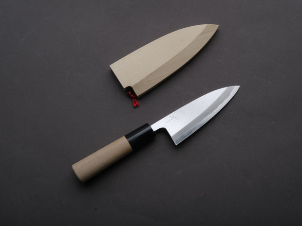 Hitohira - Togashi - White #2 - Deba - 120mm - Magnolia Handle - Saya