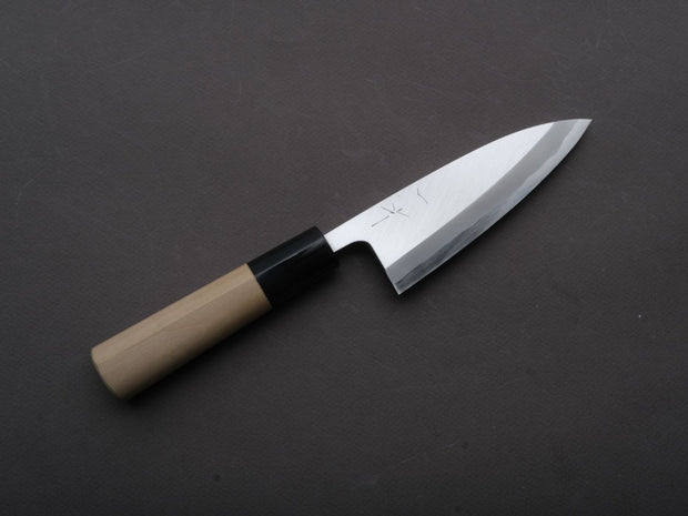 Hitohira - Togashi - White #2 - Deba - 120mm - Magnolia Handle - Saya