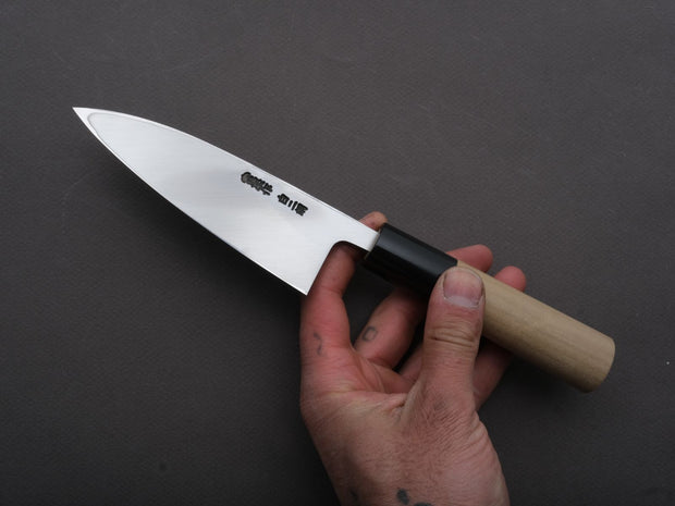 Hitohira - Togashi - White #2 - Deba - 120mm - Magnolia Handle - Saya