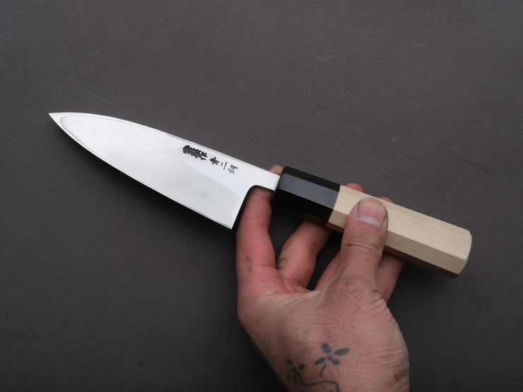 Hitohira - Togashi - Blue #2 - Deba - 120mm - Magnolia Handle - Saya