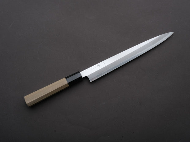 Hitohira - Togashi - Blue #2 - Yanagiba - 240mm - Magnolia Wood Handle - Saya