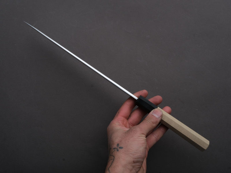 Hitohira - Togashi - Blue #2 - Yanagiba - 240mm - Magnolia Wood Handle - Saya
