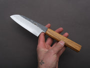 HADO - Sumi - White #2 - Kurouchi - Shou Santoku - 110mm - Oak Handle