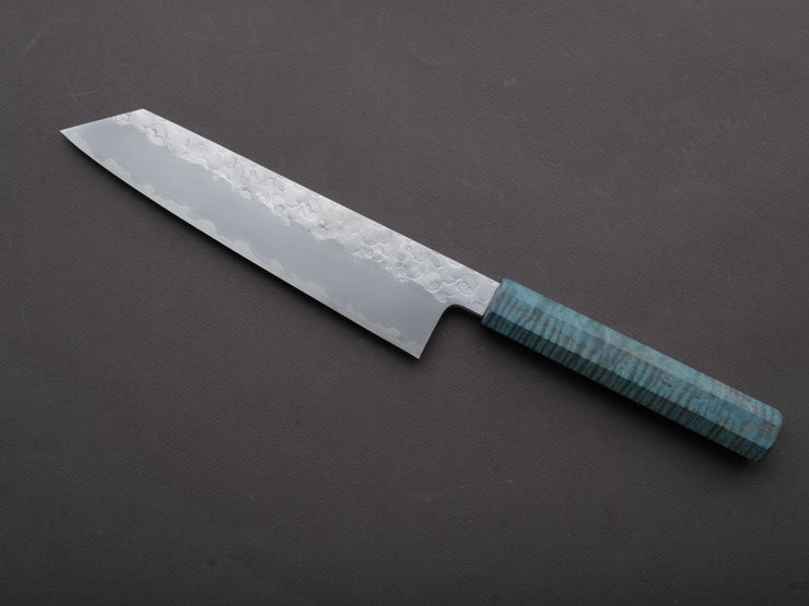 HADO - Shiosai - SG2 - Tsuchime - Kiritsuke Gyuto - 210mm - Blue Stabilized Wood Handle