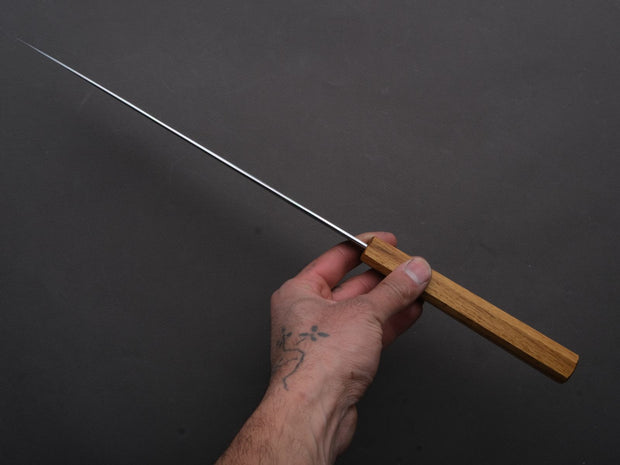 HADO - Sumi - White #2 - Kurouchi - Sujihiki - 270mm - Oak Handle