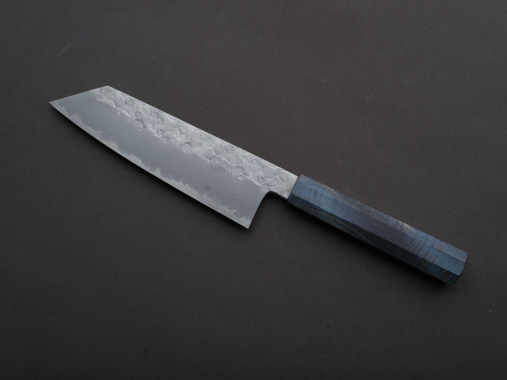 HADO - Shiosai - SG2 - Tsuchime - Bunka - 180mm - Blue Stabilized Wood Handle