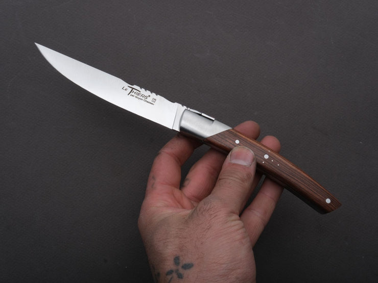 Goyon Chazeau - Steak/Table Knives - Le Thiers Prestige Pirou - Kingwood Handle - Set of 6