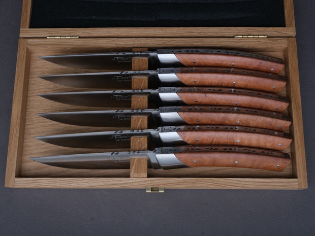Chambriard - Steak Knives - Le Thiers - Briarwood - Set of 6
