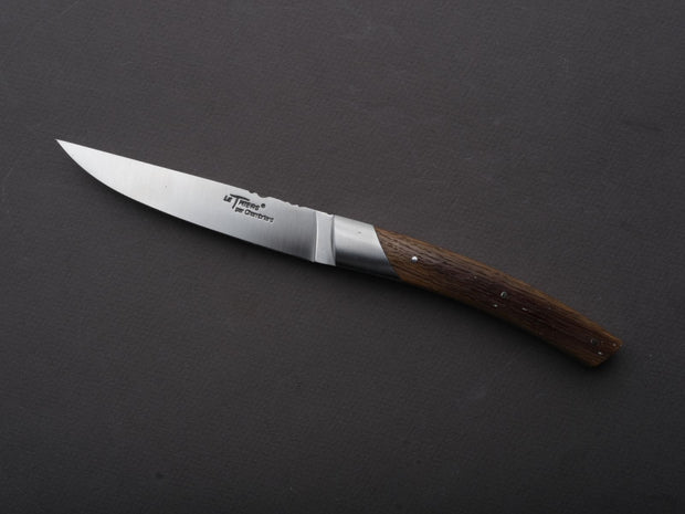 Chambriard - Steak Knives - Le Thiers - Wine Barrel Oak Wood Handle - Set of 6