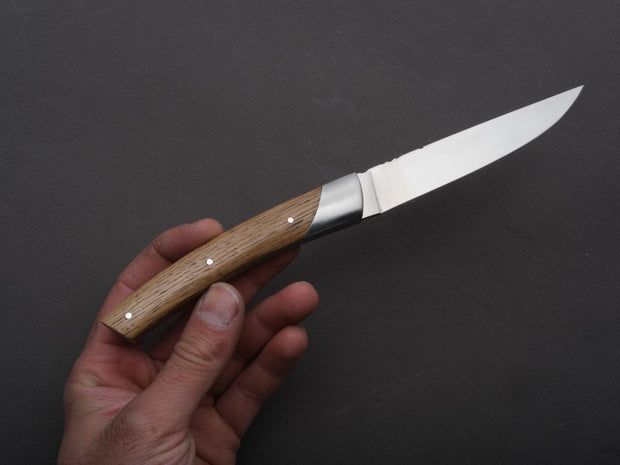 Chambriard - Steak Knives - Le Thiers - Wine Barrel Oak Wood Handle - Set of 6