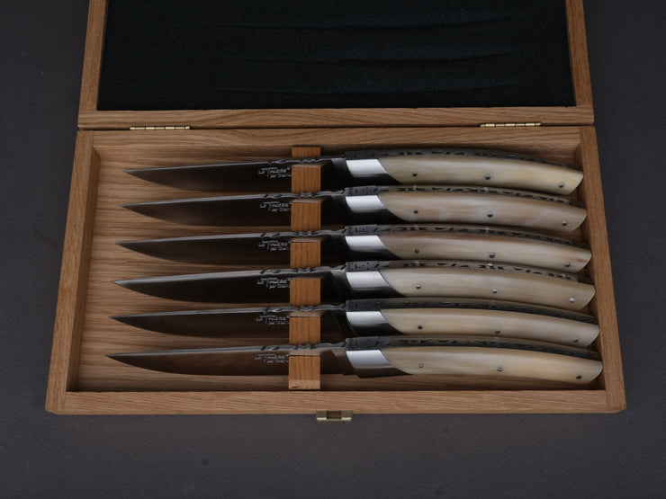 Chambriard - Steak Knives - Le Thiers - Horn Handle - Set of 6