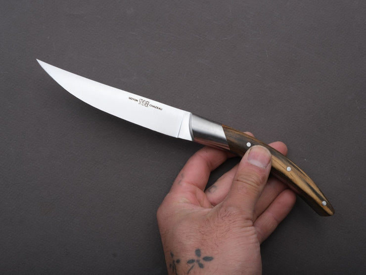 Goyon-Chazeau - Steak/Table Knives - Styl'ver - Pistachio Handle - Set of 6