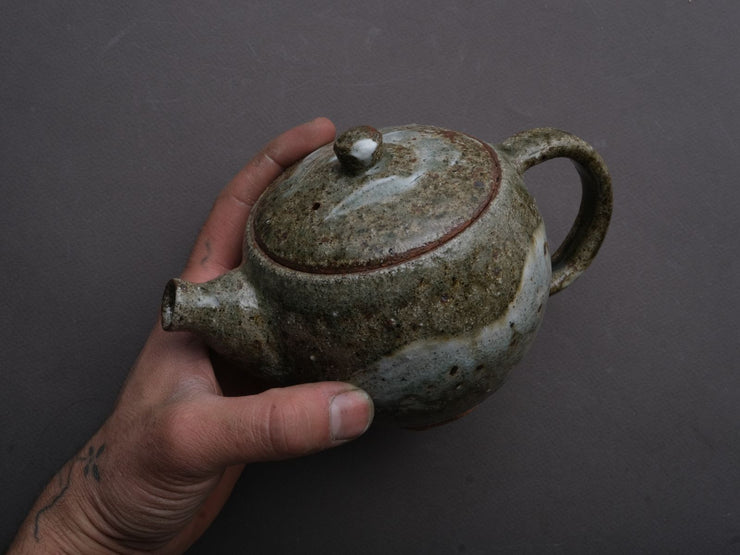 Komon - Mr. & Mrs. Shinohara - Teapot - Ceramic - Hakeme Finish