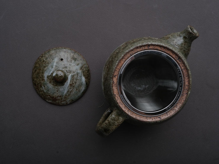 Komon - Mr. & Mrs. Shinohara - Teapot - Ceramic - Hakeme Finish