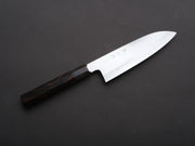 Tetsujin - Ukiba - Silver #3 - Santoku - 180mm - Taihei Makassar Ebony Handle