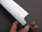 Tetsujin - Ukiba - Silver #3 - Santoku - 180mm - Taihei Makassar Ebony Handle