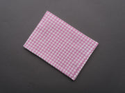 Fog Linen - Linen Kitchen Cloth - "Robin" Pink + White Check