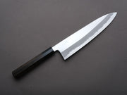 Hitohira - Tanaka x Kyuzo - Blue #1 - Migaki - Gyuto - 240mm - Taihei Ebony Handle (Extra Height)