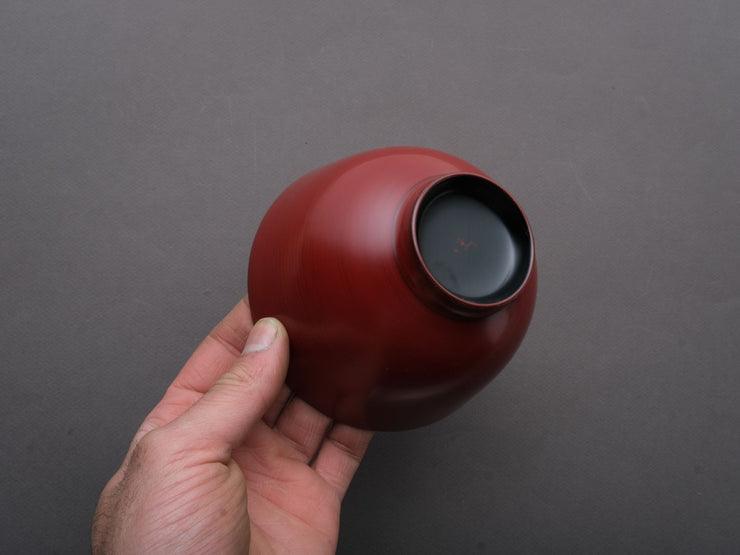 Komon - Tomoaki Nakano - Urushi Lacquer/Wood - Hazori Shiru-wan (Small Wing Soup Bowl) - Multiple Colors