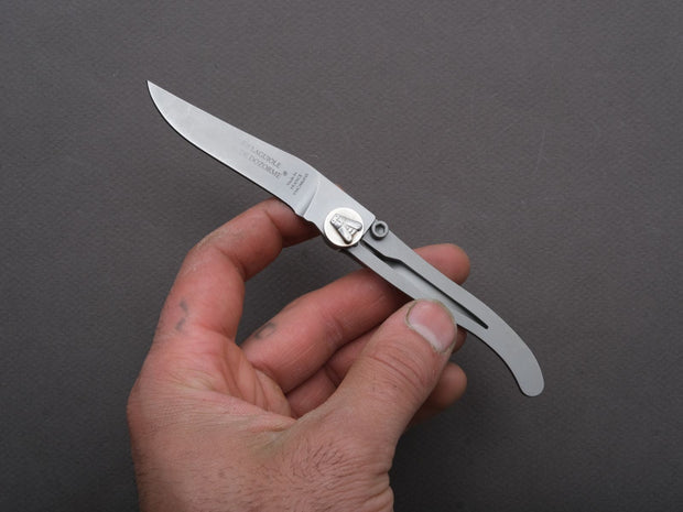 Dozorme - Folding Knife - Laguiole - Liner Lock - 7cm - Stainless Handle