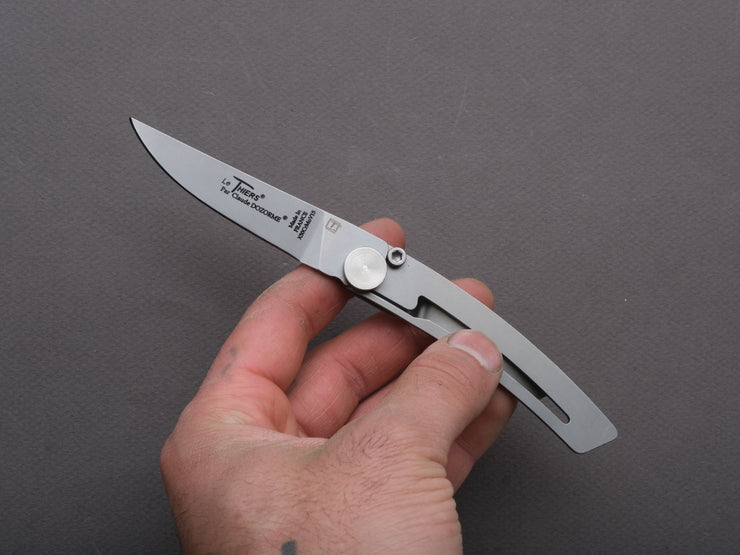 Dozorme - Folding - Le Theirs - Liner Lock - 7cm - Stainless Handle