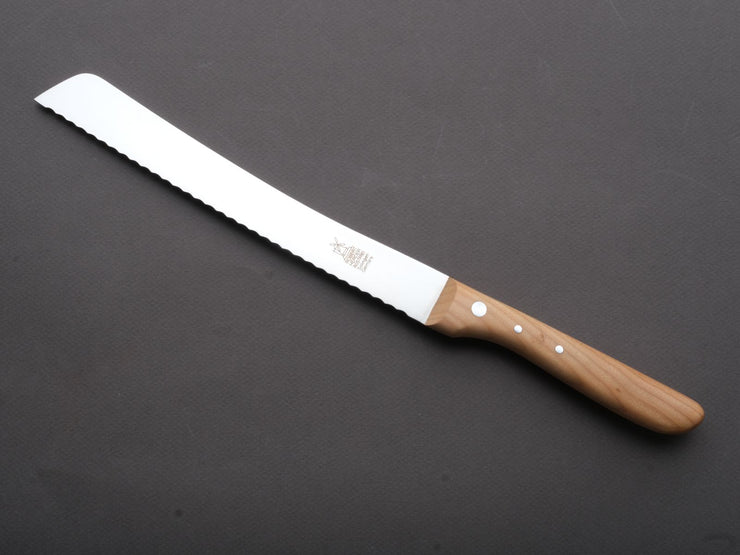 Windmühlenmesser - Bread Saw - Stainless - 250mm - Cherry Wood Handle