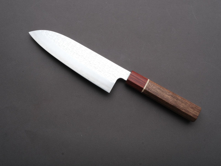 Hitohira - Echizen - SG2 - Tsuchime - Santoku - 170mm - Walnut Handle