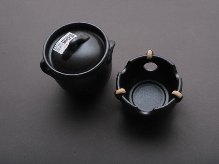 Komon - Banko Ware - Ceramic - Donabe Pot with Base - 0.5 Gao