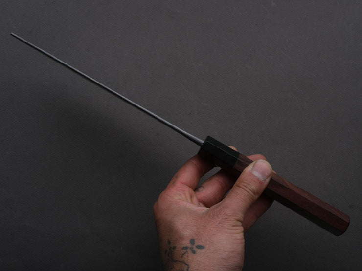 Hitohira - Hinode - White #2 - Stainless Clad - Tsuchime - Nakiri - 165mm - Taihei Rosewood Handle