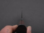 Hitohira - Hinode - White #2 - Stainless Clad - Tsuchime - Nakiri - 165mm - Taihei Rosewood Handle