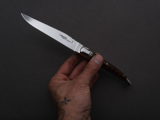 Goyon Chazeau - Steak/Table Knives - Laguiole Prestige - Snakewood Handles - Set of 6