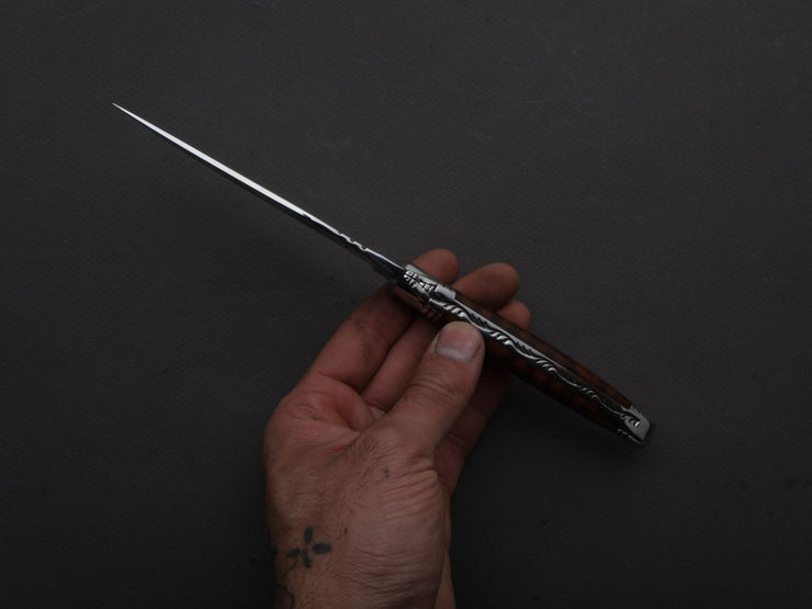Goyon Chazeau - Steak/Table Knives - Laguiole Prestige - Snakewood Handles - Set of 6