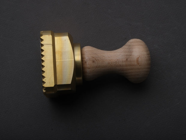 Ga.Ri. Torneria - Brass Ravioli Stamp - Fluted