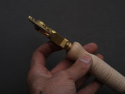 Ga.Ri. Torneria - Dual Brass Pasta Wheel - Smooth/Fluted