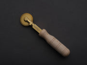Ga.Ri. Torneria - Brass Pasta Wheel - Fluted