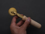 Ga.Ri. Torneria - Brass Pasta Wheel - Fluted