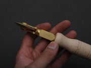 Ga.Ri. Torneria - Brass Pasta Wheel - Smooth