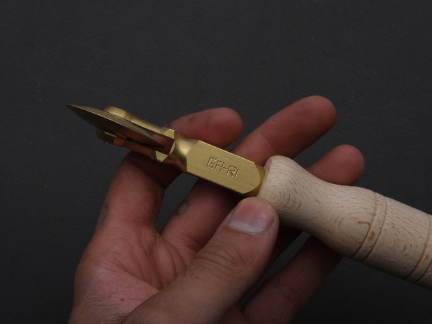 Ga.Ri. Torneria - Brass Pasta Wheel - Smooth
