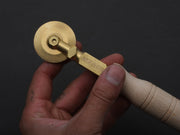 Ga.Ri. Torneria - Brass Pasta Wheel - Smooth