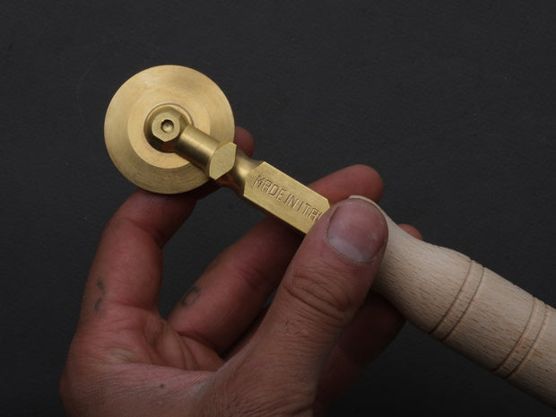 Ga.Ri. Torneria - Brass Pasta Wheel - Smooth