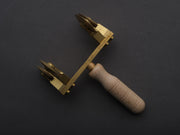 Ga.Ri. Torneria - Adjustable Brass Pasta Wheel - Smooth