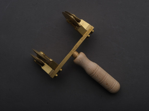 Ga.Ri. Torneria - Adjustable Brass Pasta Wheel - Smooth