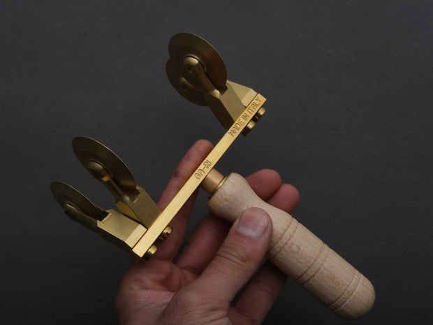 Ga.Ri. Torneria - Adjustable Brass Pasta Wheel - Smooth