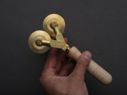 Ga.Ri. Torneria - Adjustable Brass Pasta Wheel - Smooth
