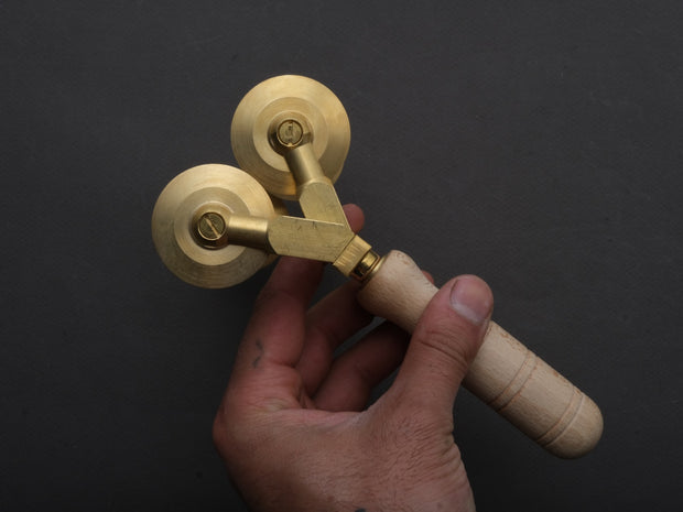 Ga.Ri. Torneria - Adjustable Brass Pasta Wheel - Smooth
