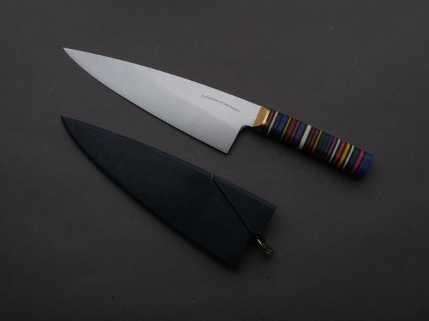 Florentine Kitchen Knives - Blade Guard for 205mm Chef Knife - Multiple Colors