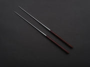 Hitohira - Moribashi Plating Chopsticks - 135mm - Purple Wood - Rounded