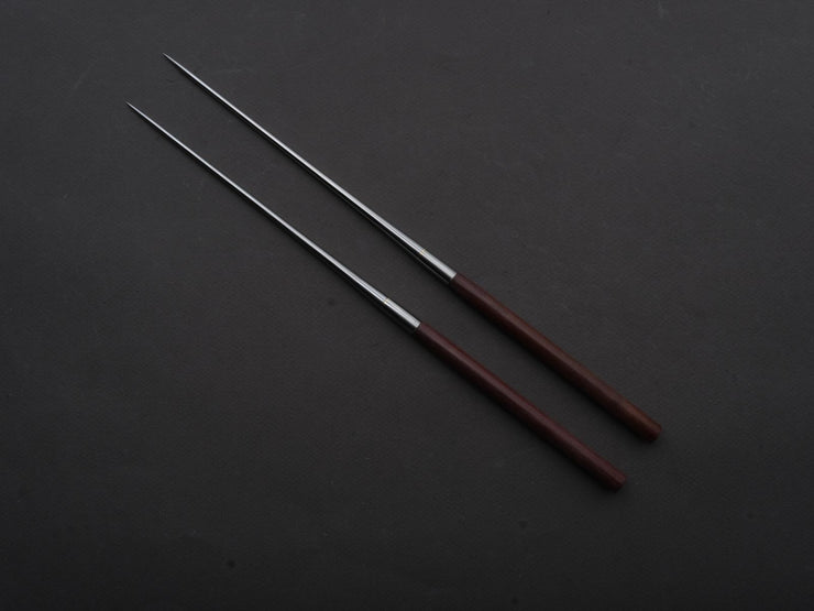 Hitohira - Moribashi Plating Chopsticks - 135mm - Purple Wood - Rounded